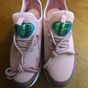Pink Cotton Candy Sneakers - Size 6